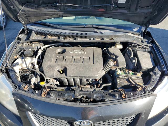 JTDBU4EE9AJ060833 - 2010 TOYOTA COROLLA BASE Սև լուսանկար 11