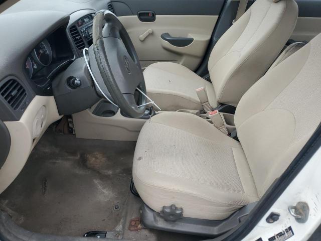 KMHCN45C99U334487 - 2009 HYUNDAI ACCENT GLS Weiß Foto 7