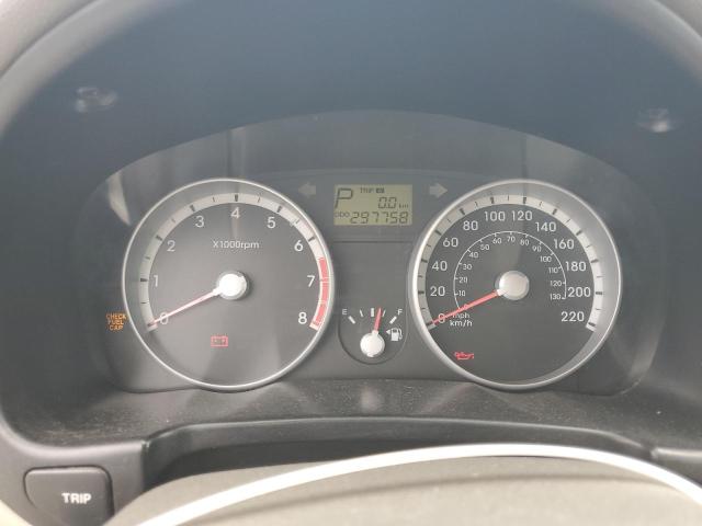 KMHCN45C99U334487 - 2009 HYUNDAI ACCENT GLS Weiß Foto 9