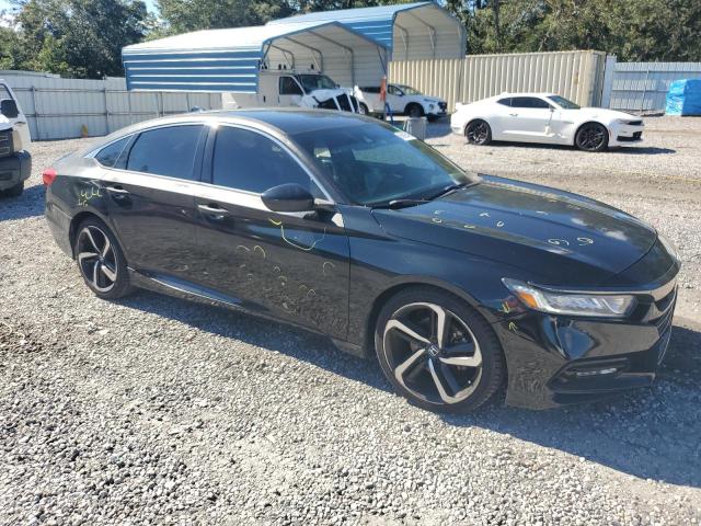 1HGCV1F31JA181614 - 2018 HONDA ACCORD SPORT Siyah fotoğraf 4