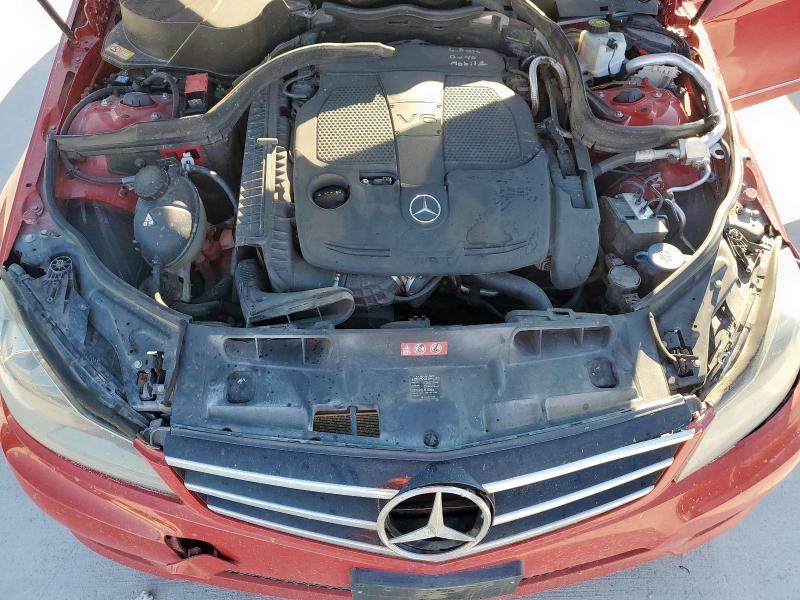 WDDGF8AB7ER313762 - 2014 MERCEDES-BENZ C 300 4MATIC RED photo 11