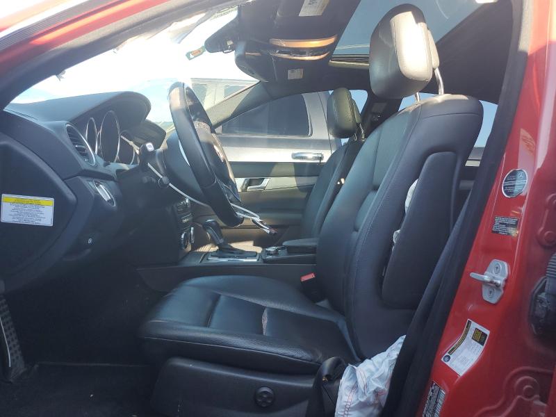 WDDGF8AB7ER313762 - 2014 MERCEDES-BENZ C 300 4MATIC RED photo 7