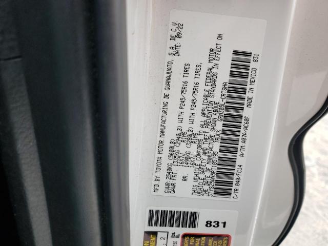 3TYSZ5AN5PT105795 - 2023 TOYOTA TACOMA ACCESS CAB Белый фото 12