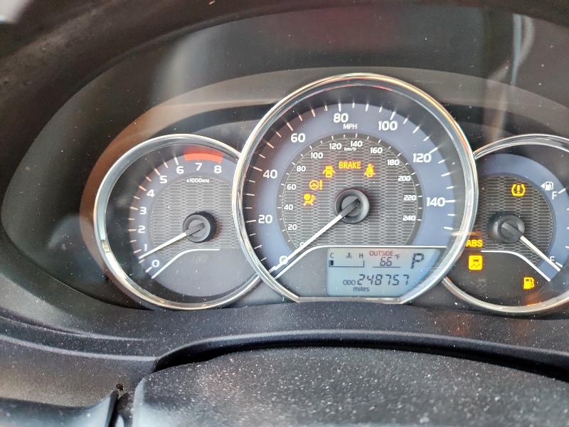 2T1BURHE6EC001698 - 2014 TOYT COROLLA L 黑色 照片 9