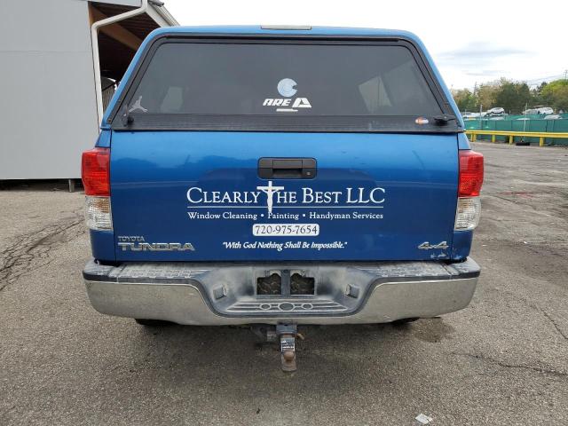 5TFUM5F1XAX005251 - 2010 TOYOTA TUNDRA DOUBLE CAB SR5 BLUE photo 6