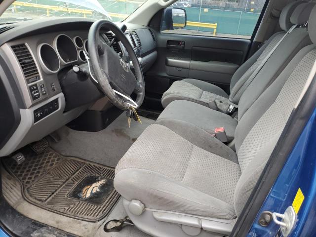 5TFUM5F1XAX005251 - 2010 TOYOTA TUNDRA DOUBLE CAB SR5 BLUE photo 7