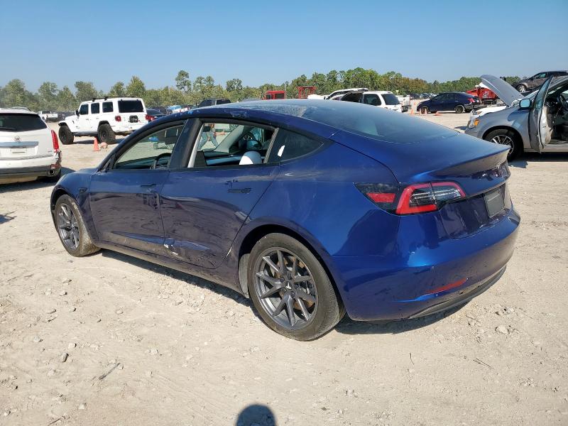 5YJ3E1EA7PF492530 - 2023 TESLA MODEL 3 蓝色 照片 2