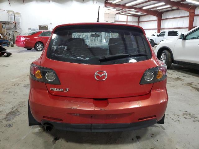 JM1BK343541163414 - 2004 MAZDA 3 HATCHBACK 红色 照片 6