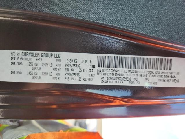 1C4BJWDG6DL689238 - 2013 JEEP WRANGLER U SPORT 黑色 照片 13