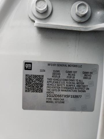 1G1ZD5STXSF153977 - 2025 CHEVROLET MALIBU LT WHITE photo 13