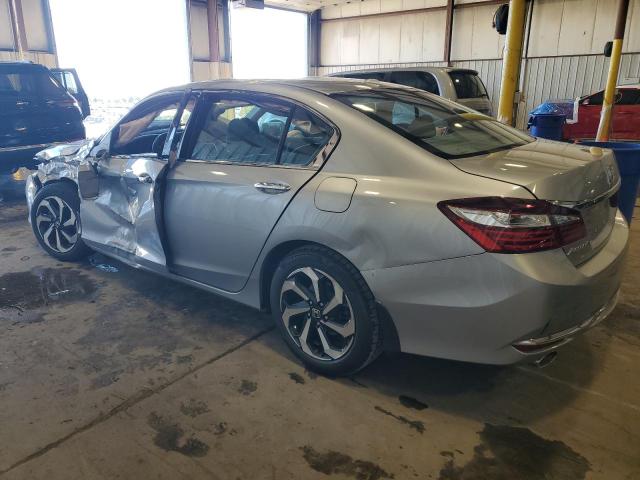 1HGCR3F89HA039744 - 2017 HONDA ACCORD EXL SILVER photo 2