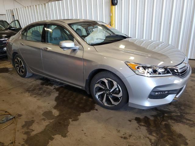 1HGCR3F89HA039744 - 2017 HONDA ACCORD EXL SILVER photo 4