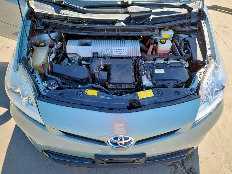 JTDKN3DU5E1755204 - 2014 TOYOTA PRIUS TURQUOISE photo 11