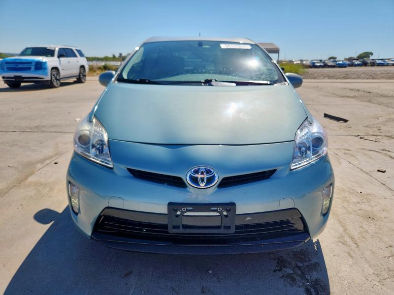 JTDKN3DU5E1755204 - 2014 TOYOTA PRIUS TURQUOISE photo 5