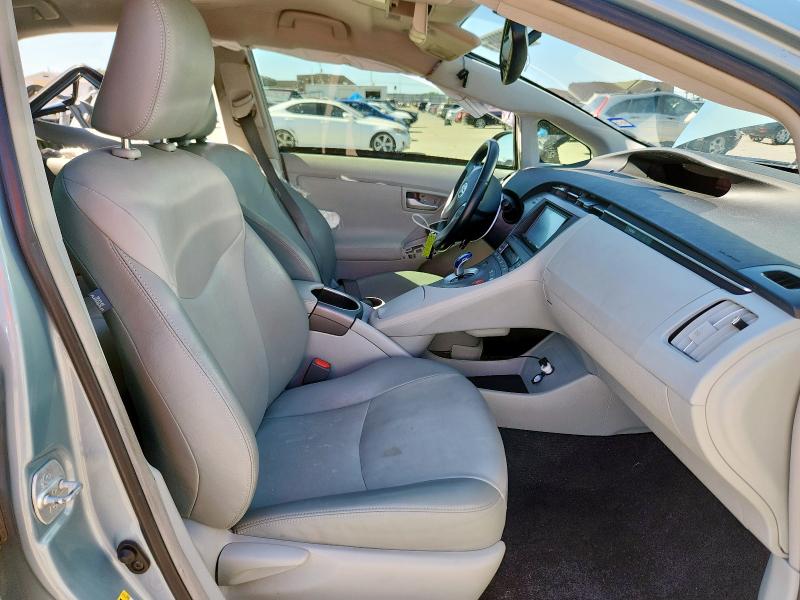 JTDKN3DU5E1755204 - 2014 TOYOTA PRIUS TURQUOISE photo 7