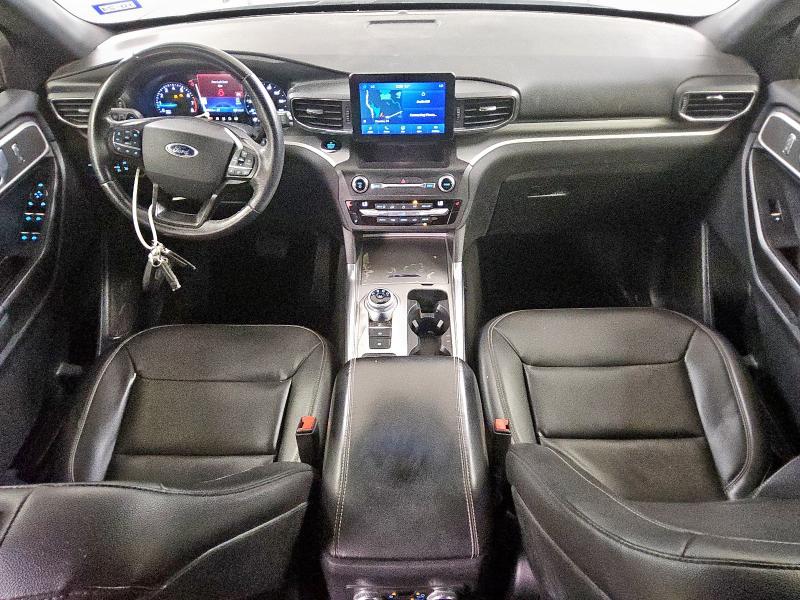 1FMSK7DH1LGB04130 - 2020 FORD EXPLORER XLT BLACK photo 8