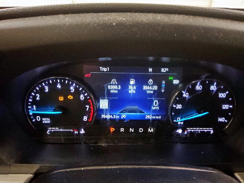 1FMSK7DH1LGB04130 - 2020 FORD EXPLORER XLT BLACK photo 9