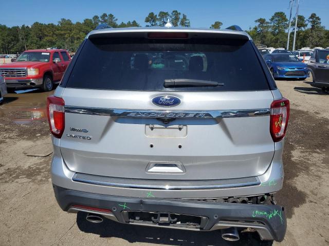1FM5K7F84KGB34442 - 2019 FORD EXPLORER LIMITED SILVER photo 6