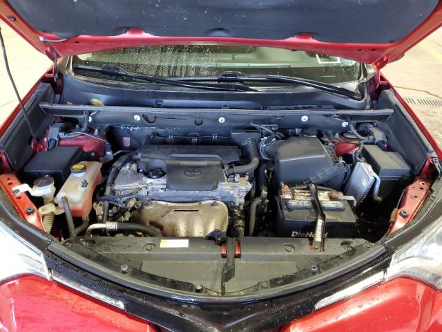 2T3RFREV6GW441300 - 2016 TOYOTA RAV4 XLE RED photo 12