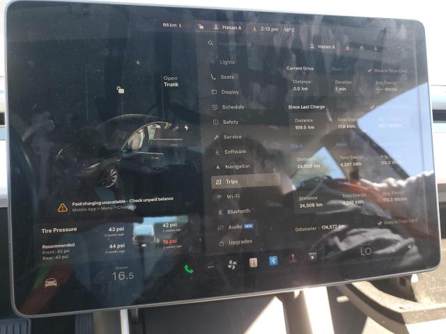 5YJ3E1EB8JF110358 - 2018 TESLA MODEL 3 შავი ფოტო 9