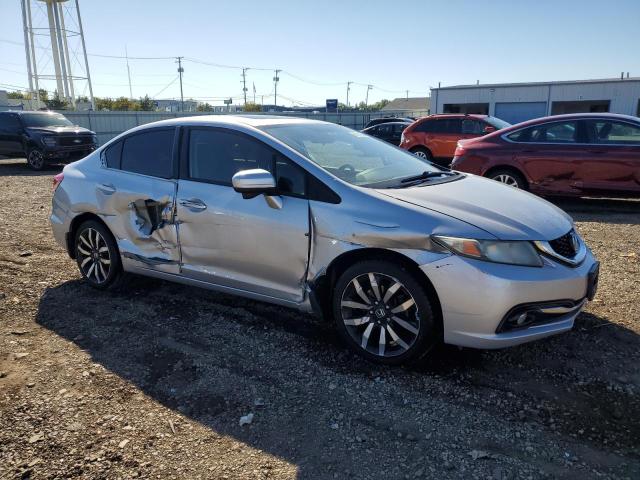 19XFB2F92FE011152 - 2015 HONDA CIVIC EXL SILVER photo 4