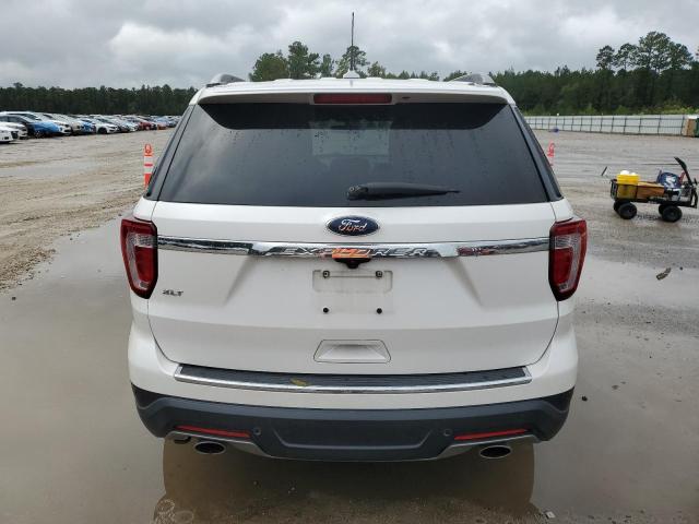 1FM5K7D88JGB97464 - 2018 FORD EXPLORER XLT WHITE photo 6