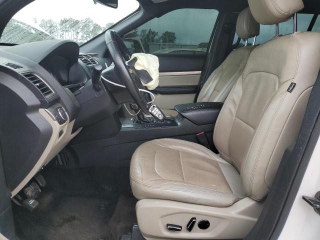 1FM5K7D88JGB97464 - 2018 FORD EXPLORER XLT WHITE photo 7
