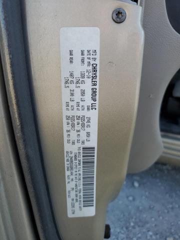 2A4RR8DG6BR614041 - 2011 CHRYSLER TOWN & COU TOURING L GOLD photo 13