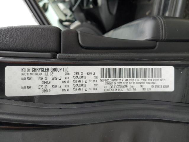 1C4RJFAG7DC506254 - 2013 JEEP GRAND CHER LAREDO BLACK photo 14