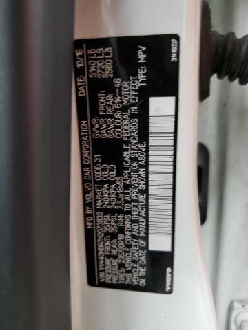 YV440MDR7H2073932 - 2017 VOLVO XC60 T5 DYNAMIC WHITE photo 13