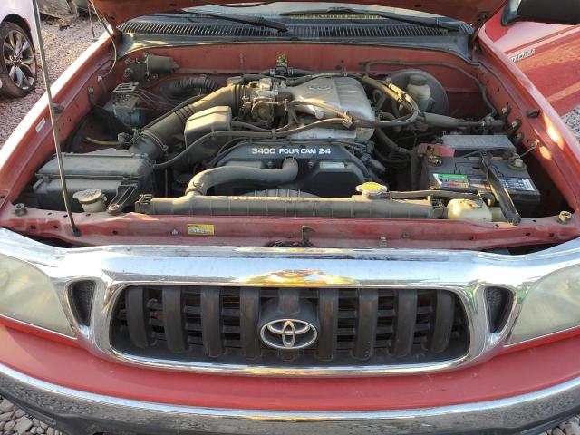 5TESN92N03Z293670 - 2003 TOYOTA TACOMA XTRACAB PRERUNNER წითელი ფოტო 11