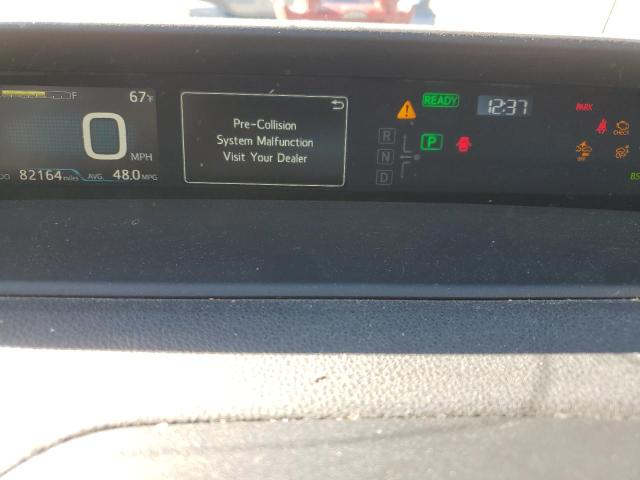 JTDL9RFU7K3009488 - 2019 TOYOTA PRIUS 青绿色 照片 9