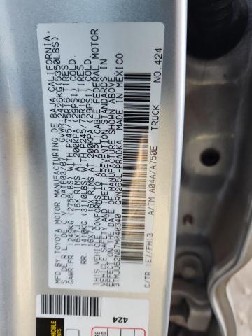 3TMJU62N87M040340 - 2007 TOYOTA TACOMA DOUBLE CAB PRERUNNER SILVER photo 13