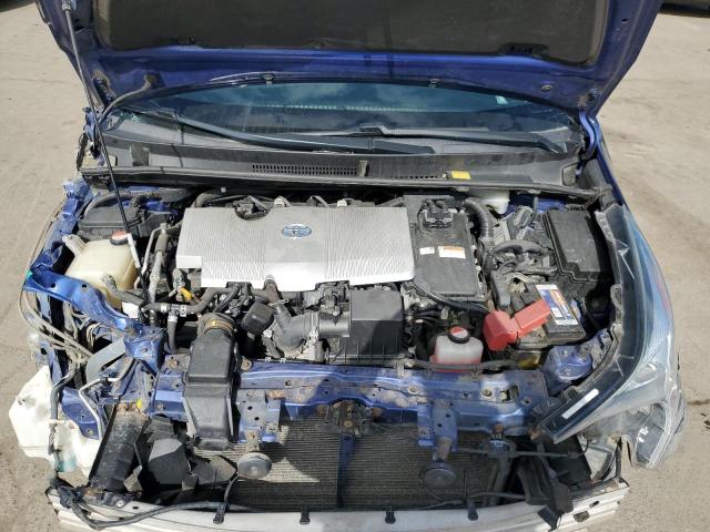 JTDKARFUXG3501023 - 2016 TOYOTA PRIUS BLUE photo 11