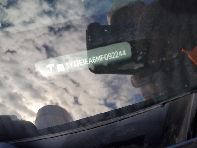 5YJ3E1EA6MF092244 - 2021 TESLA MODEL 3 黑色 照片 12