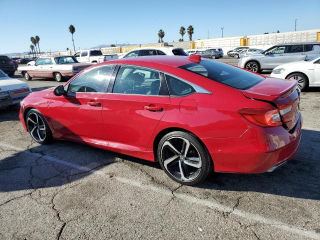 1HGCV1F30JA174993 - 2018 HONDA ACCORD SPORT წითელი ფოტო 2