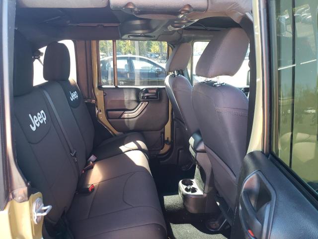 1C4BJWDG6DL530624 - 2013 JEEP WRANGLER U SPORT GREEN photo 10