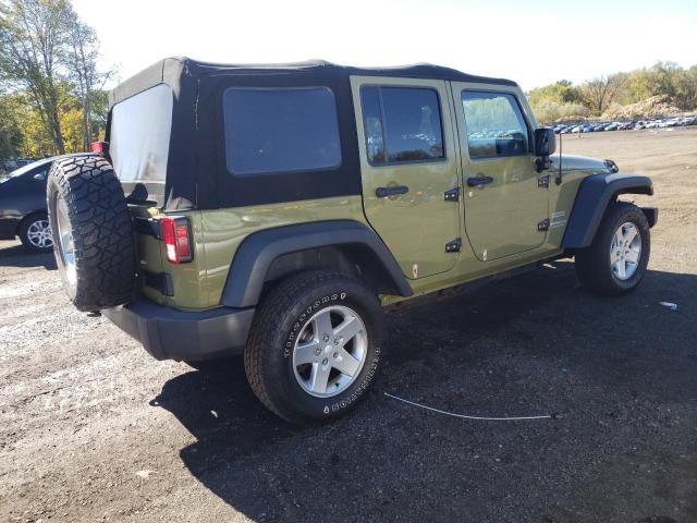 1C4BJWDG6DL530624 - 2013 JEEP WRANGLER U SPORT GREEN photo 3