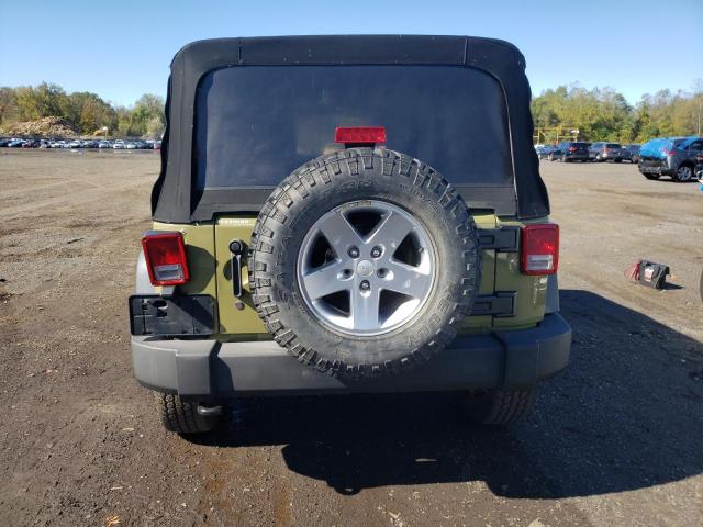 1C4BJWDG6DL530624 - 2013 JEEP WRANGLER U SPORT GREEN photo 6