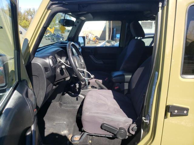 1C4BJWDG6DL530624 - 2013 JEEP WRANGLER U SPORT GREEN photo 7