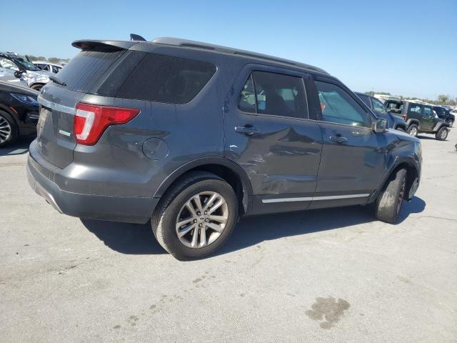 1FM5K7DH9HGA56719 - 2017 FORD EXPLORER XLT Մոխրագույն լուսանկար 3
