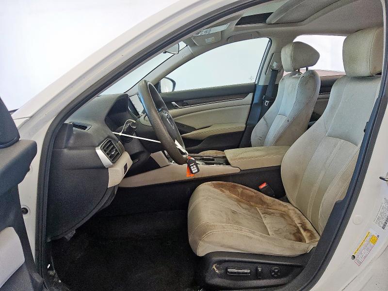 1HGCV1F42JA006183 - 2018 HONDA ACCORD EX WHITE photo 7