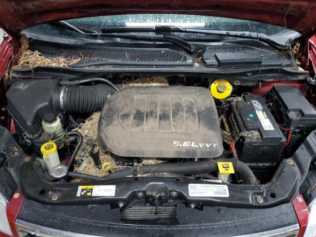 2C4RC1BG0FR743688 - 2015 CHRYSLER TOWN & COU TOURING RED photo 12