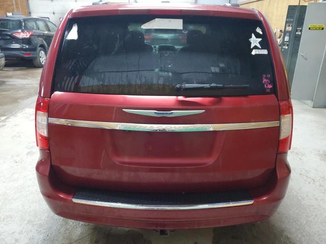 2C4RC1BG0FR743688 - 2015 CHRYSLER TOWN & COU TOURING RED photo 6