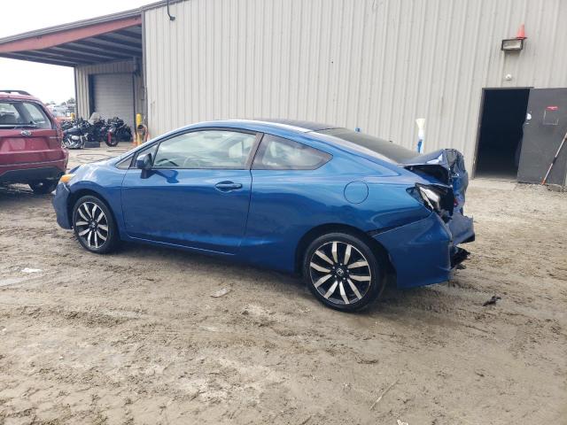 2HGFG3B05EH506805 - 2014 HONDA CIVIC EXL BLUE photo 2