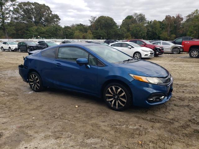 2HGFG3B05EH506805 - 2014 HONDA CIVIC EXL BLUE photo 4