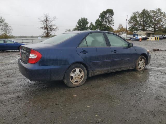 4T1BF32K02U541743 - 2002 TOYOTA CAMRY LE BLUE photo 3