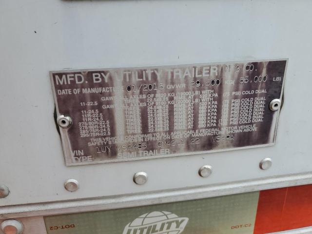 1UYVS2485GM426122 - 2016 UTILITY VS2RA WHITE photo 10