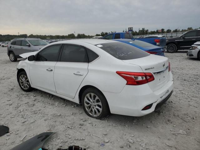 3N1AB7AP8KY313666 - 2019 NISSAN SENTRA S WHITE photo 2