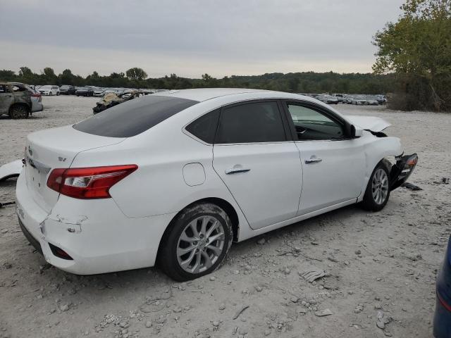 3N1AB7AP8KY313666 - 2019 NISSAN SENTRA S WHITE photo 3